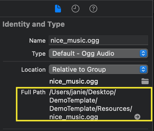 Correct file path